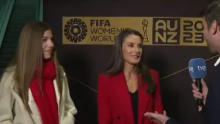 La Reina Letizia y la infanta Sofía, en el Mundial de Fútbol.