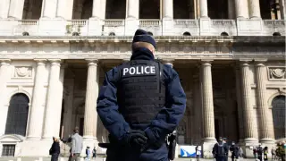 Un agente de la policía francesa en una imagen de archivo.