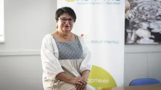Ana López Trenco, gerente de Asapme, en la sede de la asociación.
