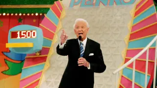 FILE PHOTO: Bob Barker introduces the "Plinko" game segment during the taping of his final episode of "The Price Is Right" in Los Angeles