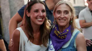 Fotos de la manifestación en Madrid en apoyo a Jenni Hermoso