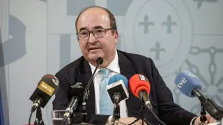 El ministro de Cultura y Deportes, Miquel Iceta