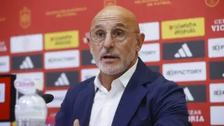 - El seleccionador de la selección española masculina de fútbol, Luis de la Fuente, anuncia en rueda de prensa la lista de convocados para los próximos compromisos de la selección española