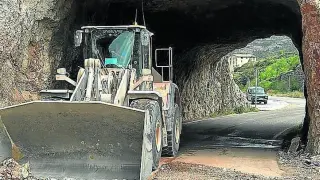 El túnel afectado reabrió este lunes