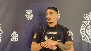 El agente de la policía nacional de Aragón fuera de servicio que salvó la vida a un hombre