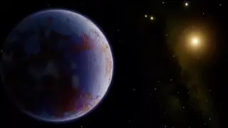 Un planeta como la Tierra en el confín del Sistema Solar.