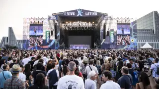 Vive Latino 2023 de Zaragoza: concierto de Xoel López en el Escenario Ámbar de la Expo
