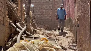 Imágenes de localidades al sur de Marrakech afectadas por el sismo
