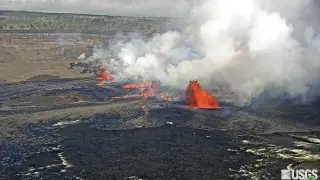 El volcán Kilauea de Hawái, uno de los más activos del mundo, ha entrado nuevamente en erupción