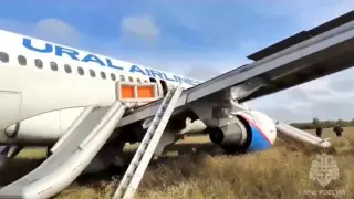 Aterrizaje de emergencia de un avión en Siberia