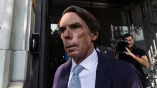 El expresidente José María Aznar este martes