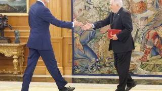 El Rey Felipe VI recibe al presidente del Tribunal Constitucional