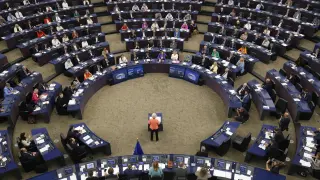 Sesión en la sede del Parlamento Europeo en Estrasburgo