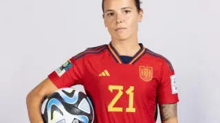 Claudia Zornoza, jugadora de la selección española.