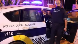 Agentes de la Policía Local de Alicante.