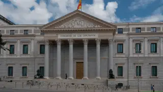 Palacio de las Cortes en la carrera de San Jerónimo