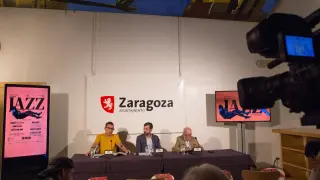 Rueda de prensa de la presentación del Festival de Jazz de Zaragoza