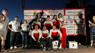 Los mejores en la Copa de España de pump track de Aínsa.