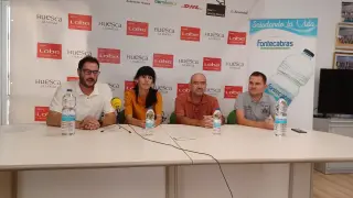 Fernando Lascorz, María Minguell, Luis Viota y Rafa Sanz.