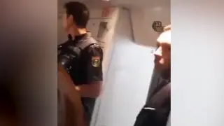 Óscar Puente en un vídeo del altercado compartido en redes sociales