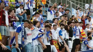 Afición del Real Zaragoza en Andorra.