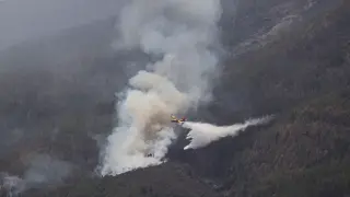 Reactivación incendio Tenerife