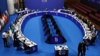 Vista de la reunión informal del Consejo Europeo de la UE que se celebra en Granada