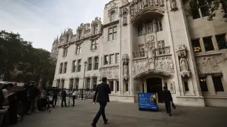 La Corte Suprema del Reino Unido en Londres, Gran Bretaña.