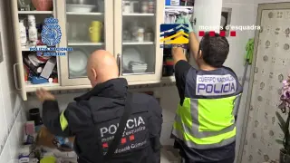 La Policía Nacional, los Mossos dEsquadra y Europol detienen a seis personas por formar parte de un presunto grupo criminal dedicado a falsificar y distribuir billetes en Tarragona..POLICÍA NACIONAL..09/10/2023[[[EP]]]