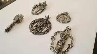 Medallas de la Virgen del Pilar, en Nueva Joyería.