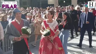 Ofrenda del Ayuntamiento de Zaragoza a la Virgen del Pilar