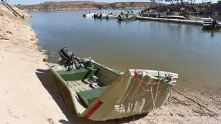accidente de dos barcas en el pantano de Mequinenza