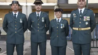 De izquierda a derecha Abraham Olivas, Luis Fernando Bravo, Barbara Hermida y Jesús Roselló.