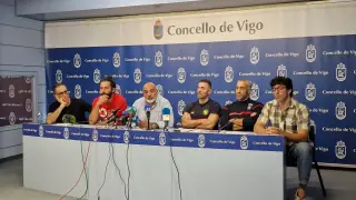 Rueda de prensa del comité de personal del Ayuntamiento de Vigo