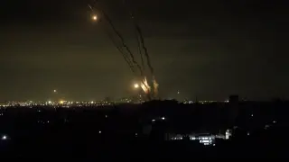 Hamas military wing launches rockets towards Israel