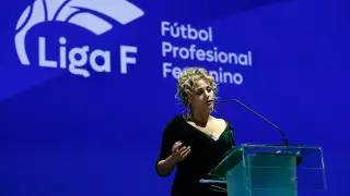 Beatriz Álvarez en la segunda edición de la gala de fútbol femenino