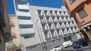 Una promoción de viviendas en la calle de Cortes de Aragón que terminó en el año 2019.