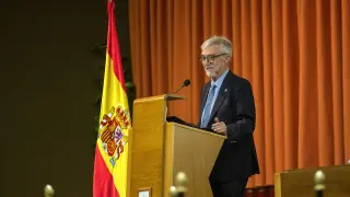 Mateo Valero, director del Centro Nacional de Supercomputación, en Calatayud