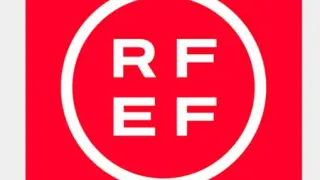 Logo de la Real Federación Española de Fútbol, organizadora de la Copa del Rey.
