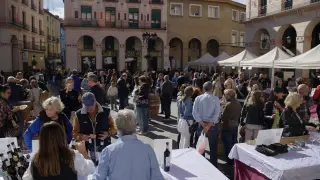 Multitudinaria asistencia a la etapa de 'Somontano en Ruta' en Huesca.