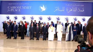 Sánchez se reúne con los mandatarios europeos en la Cumbre 'El Cairo para la paz'
