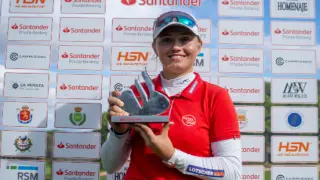 Elena Moosmann, campeona en La Peñaza del Santander Golf Tour Letas Zaragoza