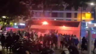 Ataque al autobús del Lyon en Marsella