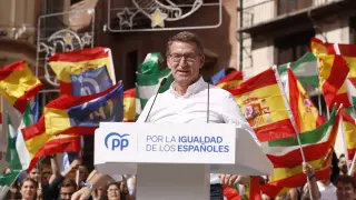El PP vuelve a salir a la calle, esta vez en Málaga, para expresar su rechazo a la amnistía del procés y su defensa de la igualdad