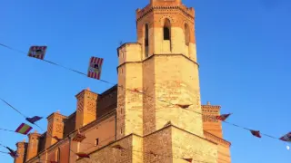 Iglesia de Santiago el Mayor, en Montalbán, Teruel, incluida en la lista roja de patrimonio.