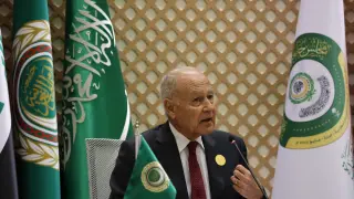 El secretario general de la Liga Árabe, Ahmed Abul Gheit.. (Foto de ARCHIVO)..20/05/2023[[[EP]]]