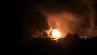 Ataques de la pasada noche en Gaza