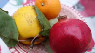 Frutas, membrillo, naranja y granada gsc.1