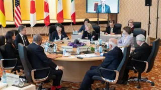 Reunión de ministros de Exteriores de los países miembro del G7 en Japón