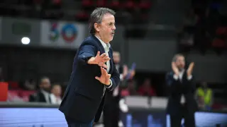 Partido Casademont Zaragoza-Brindisi, de la FIBA Europe Cup, en el pabellón Príncipe Felipe